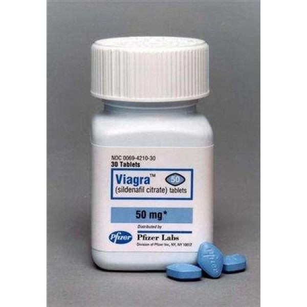 Brand Viagra 50 mg - bottle of 30 pills D