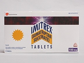 Дженерик Имитрекс (суматриптан) 100 мг