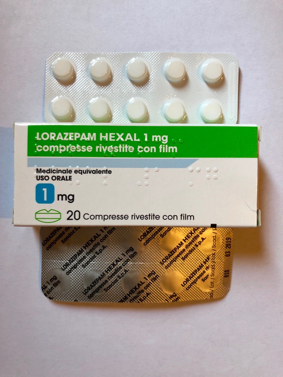 Ativan tab 1mg 50
